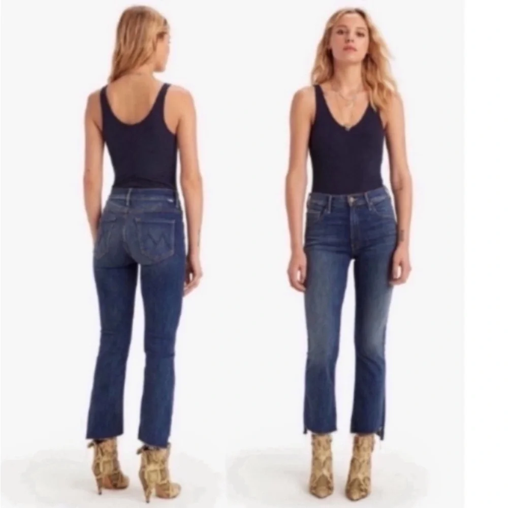 ✅ Mother Jeans Insider Crop Step Fray in Not Rough Enough